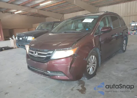 2014 Honda Odyssey Ex-L z USA, uszkodzony, nr VIN 5FNRL5H67EB087375